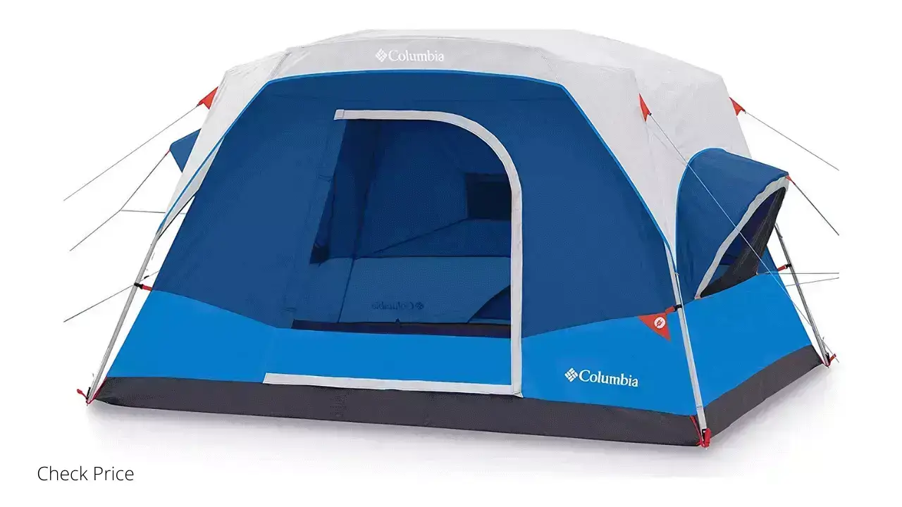 Columbia Mammoth Creek 6 Person Cabin Tent Best 6 Person Instant Tent