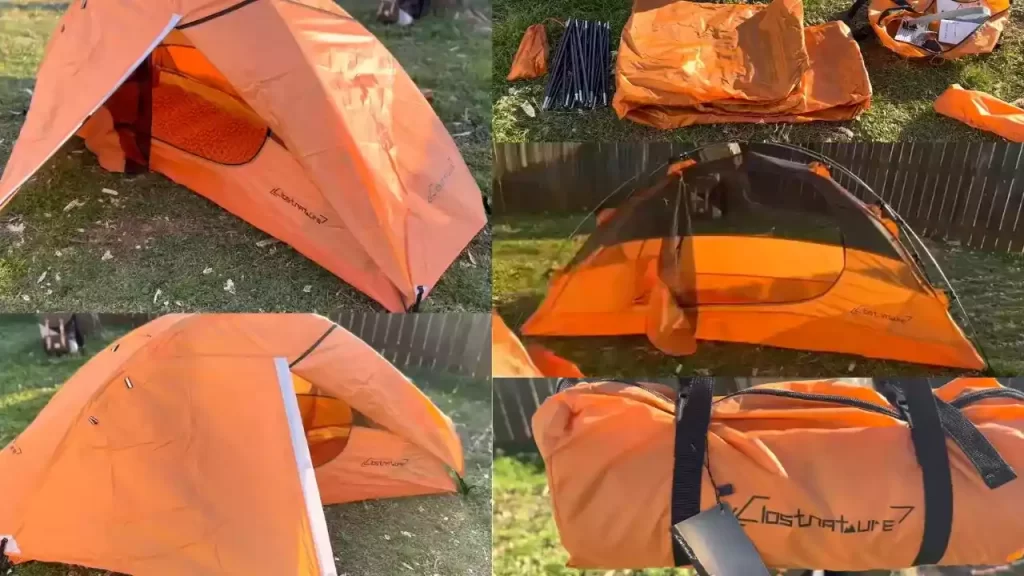 Clostnature 1 Person Backpacking Tent Best Small Instant Tent