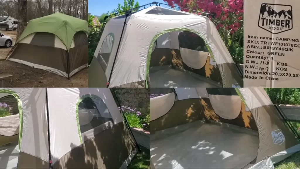 Timber Ridge Instant Cabin Tent 